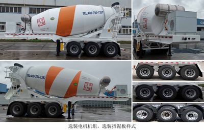 CIMC ZJV9404GJBJM Concrete mixing and transportation semi-trailer