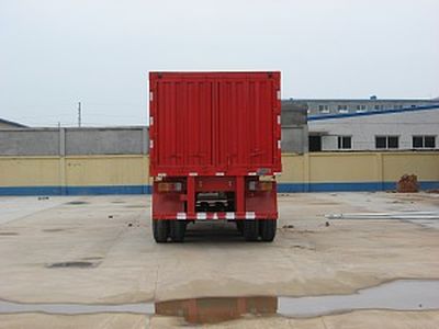 Jijun brand automobiles HJT9380XXY Box transport semi-trailer