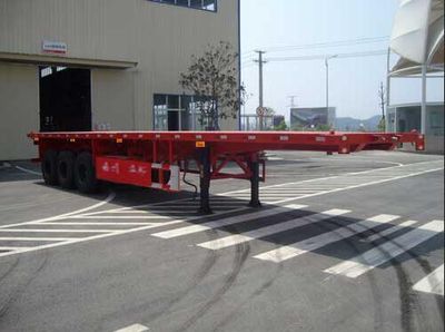 Guoshi Huabang brand automobiles XHB9370P Flat semi-trailer