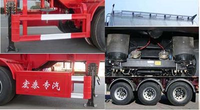 Zhengkang Hongtai brand automobiles HHT9401GPG Ordinary liquid transport semi-trailer