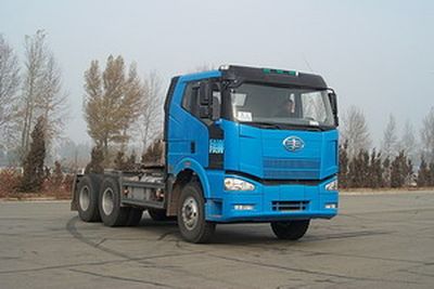 Jiefang Automobile CA4250P66K2T1A2 Flat head diesel semi-trailer tractor