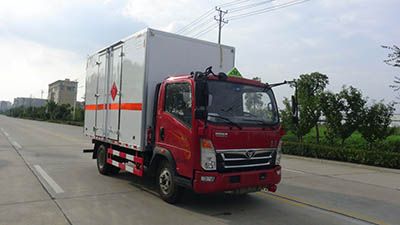 Huatong brand automobiles HCQ5042XRQZZ5 Flammable gas box transport vehicle