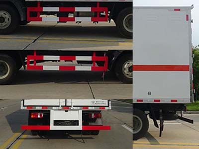 Huatong brand automobiles HCQ5042XRQZZ5 Flammable gas box transport vehicle