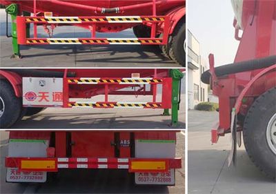 Liangshan Tiantong  LML9404GFL Medium density powder material transportation semi-trailer