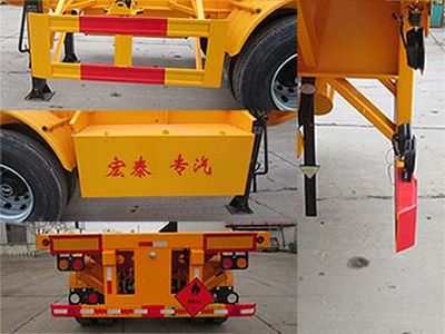 Zhengkang Hongtai brand automobiles HHT9401TWY Transport semi-trailer of dangerous goods tank frame