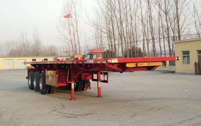 Hengzhen  MKW9407ZZXP Flat dump semi-trailer