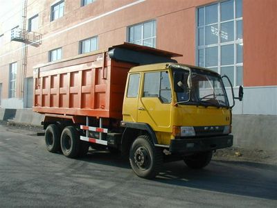 Jiefang AutomobileCA3278P1K2T16 × 4 flat head diesel dump truck