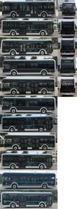 Yutong  ZK6106BEVG5L Pure electric low floor city buses