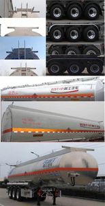 Ruijiang  WL9404GYYF Aluminum alloy oil transport semi-trailer