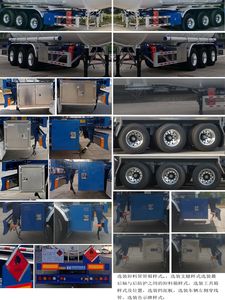 Jiayuntong  JTC9400GRYB47 Flammable liquid tank transport semi-trailer