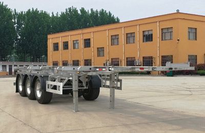 Hengtong Liangshan brand automobiles CBZ9405TJZ Aluminum alloy container transport semi-trailer