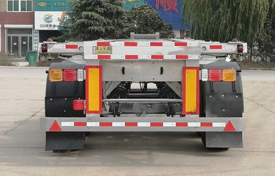 Hengtong Liangshan brand automobiles CBZ9405TJZ Aluminum alloy container transport semi-trailer