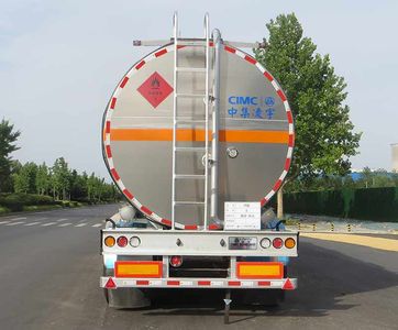 Lingyu  CLY9405GRYC2 Flammable liquid tank transport semi-trailer