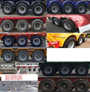 Runxiang Junye  DR9406TJZ Container transport semi-trailer