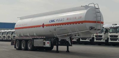 CIMC ZJV9400GYYJM Aluminum alloy oil transport semi-trailer