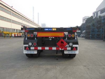 Tonghua  THT9352TWYB Transport semi-trailer of dangerous goods tank frame