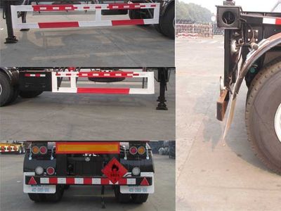 Tonghua  THT9352TWYB Transport semi-trailer of dangerous goods tank frame