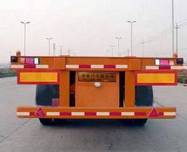 Zhang Tuo license plate car ZTC9350TJZ Container transport semi-trailer