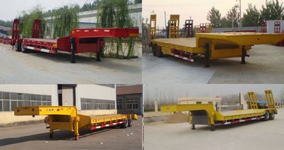 Ruiao  LHR9350TDP Low flatbed semi-trailer