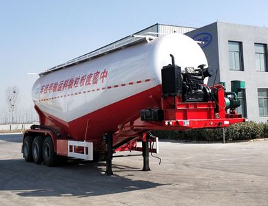 Zhongqi Aerospace Brand Automobile HTM9400GFL Medium density powder material transportation semi-trailer