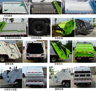 Zhuanwei  HTW5075ZYSE6 Compressed garbage truck