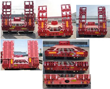 Huanlu  LYT9402TDPXZ Low flatbed semi-trailer