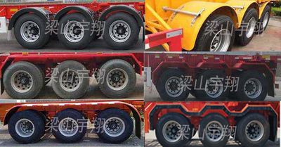 Liangshan Yuxiang  YXM9400ZZXP Flat dump semi-trailer