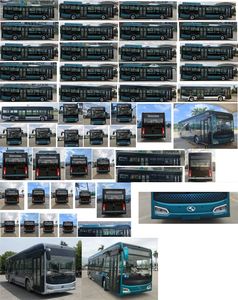 Jinlong  XMQ6106AGBEVL40 Pure electric low entry city buses