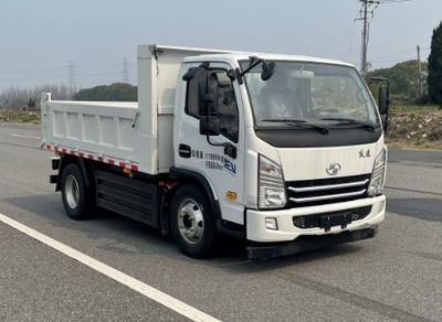 Yuejin  SH3127VZHEVWZ Pure electric dump truck