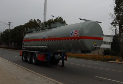 Zhongqi Liwei brand automobiles HLW9409GFWA Tank transport semi-trailer for corrosive substances