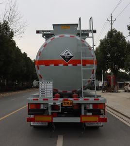 Zhongqi Liwei brand automobiles HLW9409GFWA Tank transport semi-trailer for corrosive substances