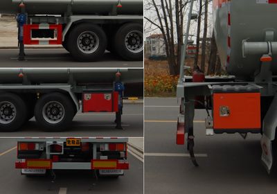 Zhongqi Liwei brand automobiles HLW9409GFWA Tank transport semi-trailer for corrosive substances