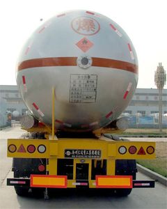 Huida brand automobiles YHD9401AGYQ Semi trailer for liquefied gas transportation