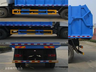 Tianwei Yuan  TWY5160ZDJE5 Compressed docking garbage truck