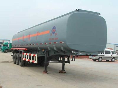 Huida brand automobiles YHD9400GHY Chemical liquid transportation semi-trailer