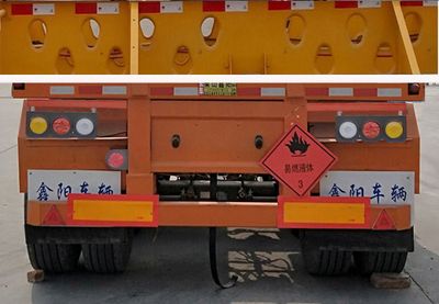 Xinyangda brand automobiles LXY9400TWY20 Transport semi-trailer of dangerous goods tank frame