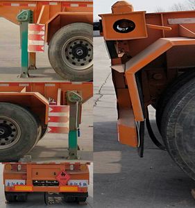 Xinyangda brand automobiles LXY9400TWY20 Transport semi-trailer of dangerous goods tank frame