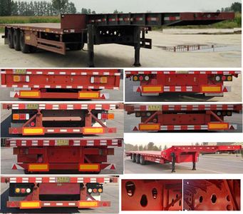 Mingyuanda  MYD9400TDP Low flatbed semi-trailer