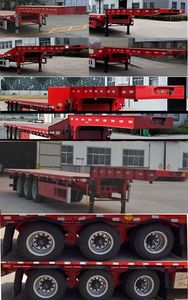 Mingyuanda  MYD9400TDP Low flatbed semi-trailer