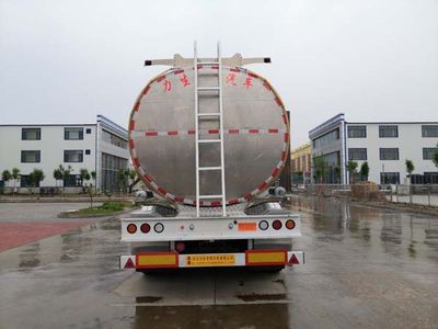 Lisheng  HLS9400GRH Lubricating oil tank transport semi-trailer