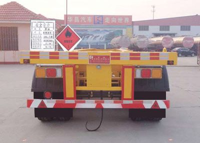 Huachang brand automobiles QDJ9400TWY Transport semi-trailer of dangerous goods tank frame