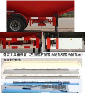 Tongyada  CTY9405GZW50 Tank transport semi-trailer for miscellaneous hazardous materials