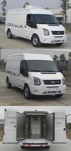 Jiangling Quanshun brand automobiles JX5049XLCMK Refrigerated truck