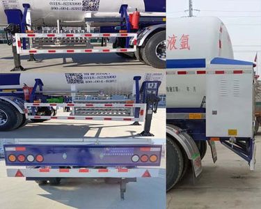 Juwang  ZJW9407GDY01 Low temperature liquid transport semi-trailer