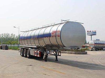 Tongyada  CTY9404GYSLB Aluminum alloy liquid food transportation semi-trailer