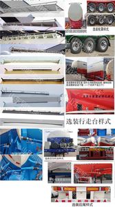 Ruiyun  YRD9401GFL Low density powder material transportation semi-trailer