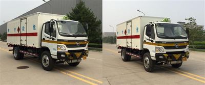 Foton  BJ5099XRQFA Flammable gas box transport vehicle