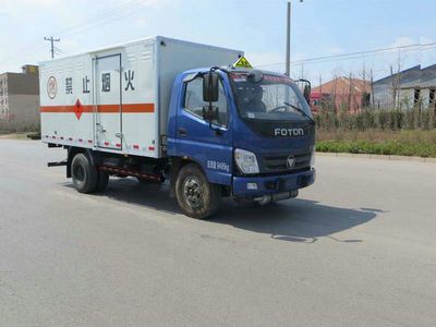 Foton  BJ5099XRQFA Flammable gas box transport vehicle