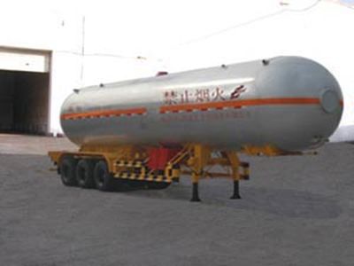 Jiancheng JC9400GYQQASemi trailer for liquefied gas transportation