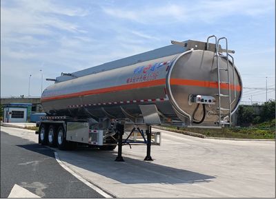 Tonghua  THT9400GYYDT42A Aluminum alloy oil transport semi-trailer